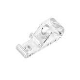 10 Sets Curtain Clear P Clips Hook , Fixation Hook P Clip Plastic Clear Roller Blind holder for Roller Vertical and Roman Shades