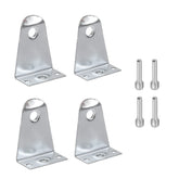 Metal Blind Brackets Bottom Rail Holder – Heavy Duty 4-Pack – DIY Replacement Hardware for Window Treatments