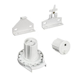 1 Pair Roll Ease R-Series RB560 Bracket for R16 Clutch +Roller Brackets + End Plug (White)