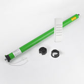 DM35LEU-6/20 DC 12V Tubular Motor for Roller Blinds – Rechargeable Lithium Battery, Wireless Remote Control, Quiet Electric Shade Motor Compatible with Alexa/Google Home, DIY Installation