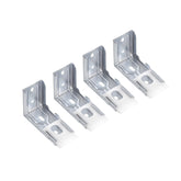 Zebra Shades L-Shaped Metal Blinds mounting Bracket Zebra Blind Bracket Replacement Mount Hardware Bracket for Inside and Outside Zebra Roller Window Blinds