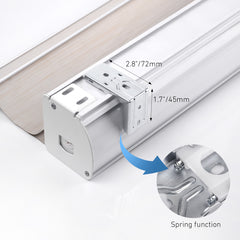 Zebra Shades L-Shaped Metal Blinds mounting Bracket Zebra Blind Bracket Replacement Mount Hardware Bracket for Inside and Outside Zebra Roller Window Blinds