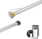 Zigbee Rechargeable Motor for Roller Shades – Solar-Powered, Alexa-Compatible, No Hub Needed