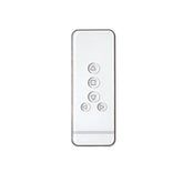 RF 433.92 Remote Control for Windows Motorized Shades and Blinds, 5 Channel Transmitter, White