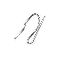 100 Pack Curtain Hooks, Stainless Steel Pin-On Drapery Hooks for Curtains