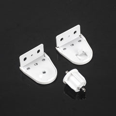 25mm Roller Blind Parts – Replacement Tube, Brackets, End Caps & Hardware Kit – Compatible with Roller Shades, White – DIY Repair Accessories (Pack of 1)