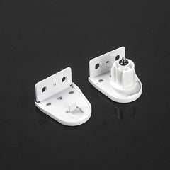 25mm Roller Blind Parts – Replacement Tube, Brackets, End Caps & Hardware Kit – Compatible with Roller Shades, White – DIY Repair Accessories (Pack of 1)