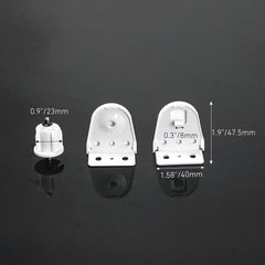 25mm Roller Blind Parts – Replacement Tube, Brackets, End Caps & Hardware Kit – Compatible with Roller Shades, White – DIY Repair Accessories (Pack of 1)