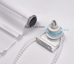 32mm Roller Blind Fitting Repair Kit, Roller Shade Clutch Bracket for 1-1/4''(32mm) with Bracket, Clutch & Idle End Plug