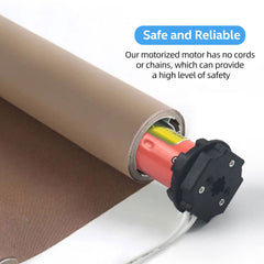 110V-240V AC Wired Shade Motor - Hardwire/Plug-in Electric Motor for Roller Shades, Blinds & Drapes