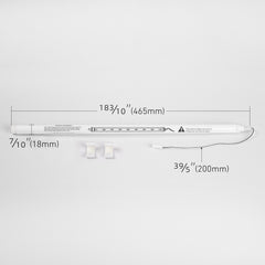12V Battery Holder for AA x 8 - Reloadable Power Tube for DIY Electronics - Ideal for LED Lights, Toys & Low-Power Devices