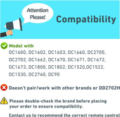 DC1602 15-Channel Replacement Remote Groups Control for Motorized Blinds, Shades and Curtains