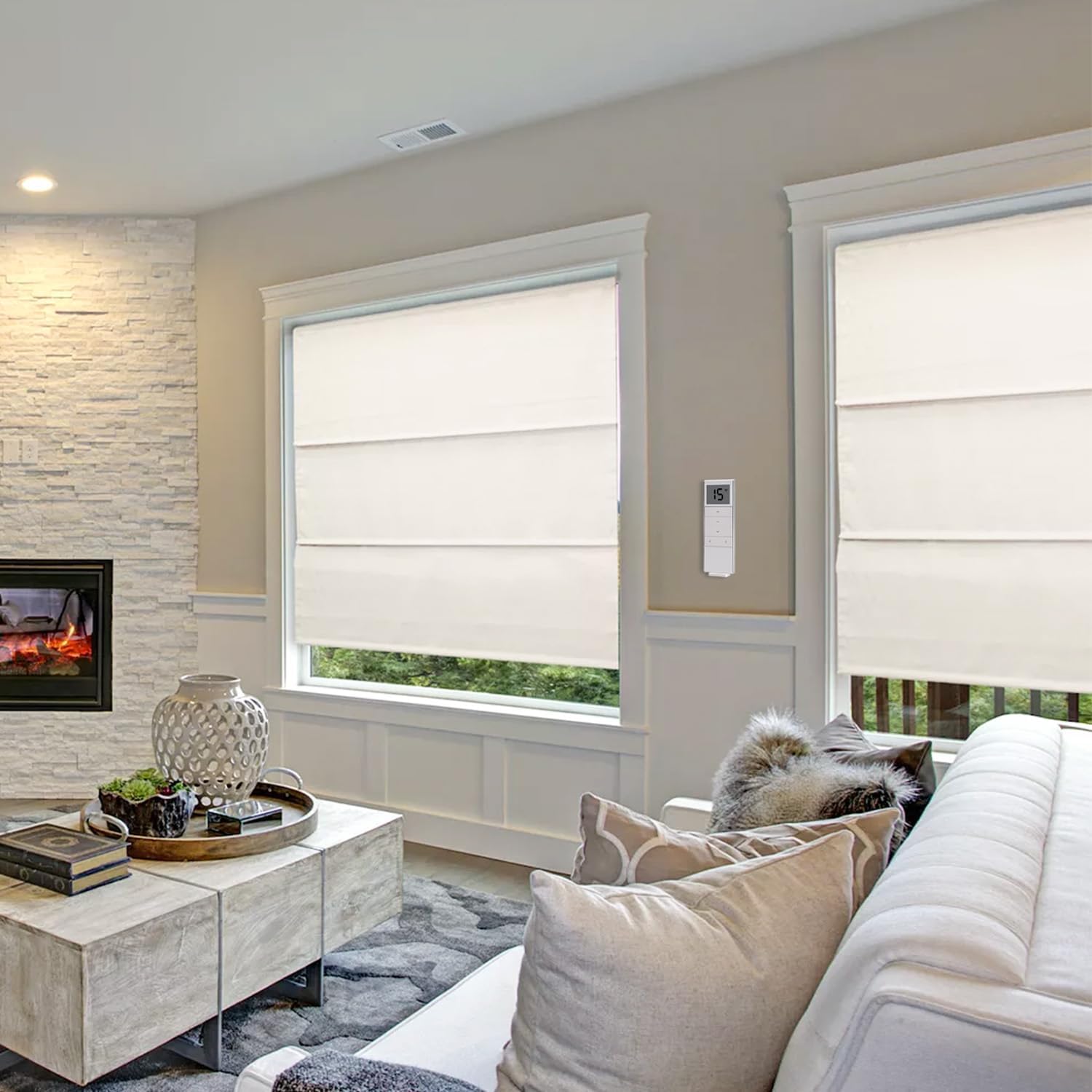DC1602 15-Channel Replacement Remote Groups Control for Motorized Blinds, Shades and Curtains