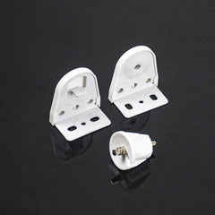 28mm Roller Blind Parts – Replacement Tube, Brackets, End Caps & Hardware Kit – Compatible with Roller Shades, White – DIY Repair Accessories (Pack of 1)