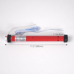 EY2512 Tubular Motor – 0.7N·m Torque, 34 RPM, 110V – Wired Remote for 38mm Roller Blind Tube – Durable Motorized Shade Driver