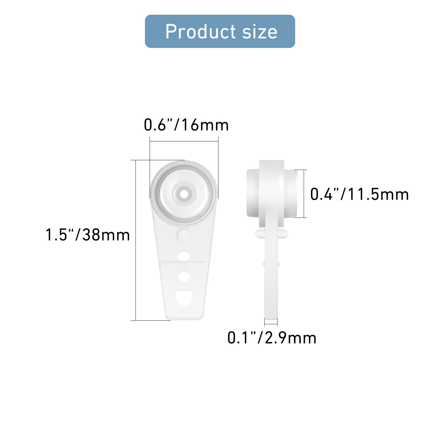Curtain Ball Bearing Carriers (30 Pack) - Compatible with Architrac EZ-Track & Most Drapery Ceiling Track Systems - Smooth Gliding Heavy Duty Replacement Rollers for Curtains & Drapes