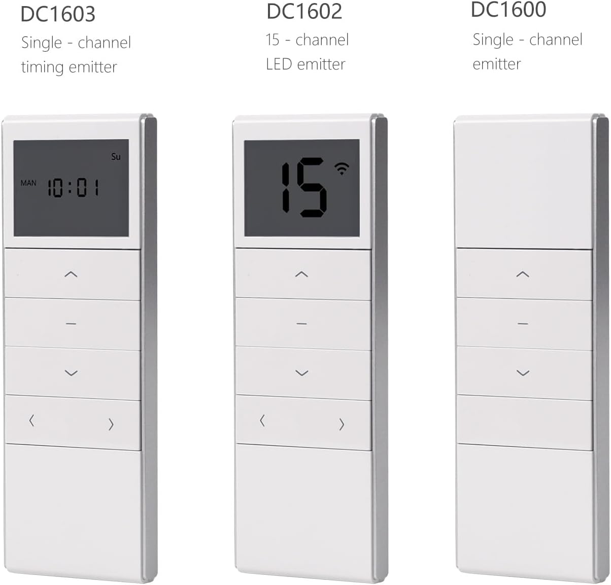 DC1602 15-Channel Replacement Remote Groups Control for Motorized Blinds, Shades and Curtains