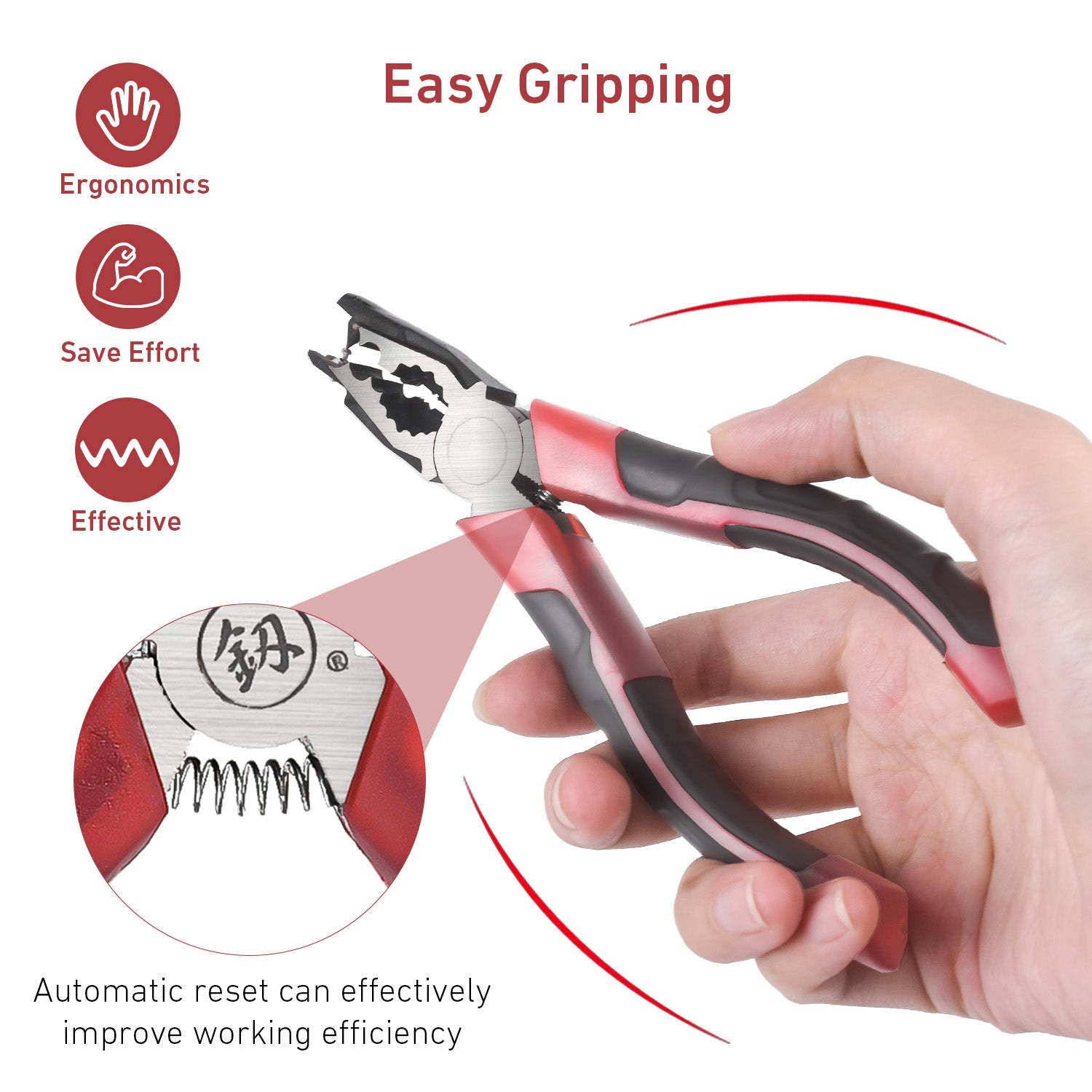 Cutting Joining Plier, Manual Metal Ball Chain Connector Plier, Joining Splicing Combination Tool for #10 Metal Chain
