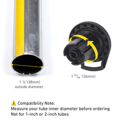 R16 Roller Shade Clutch, DIY Repair Kit for Roller Shades - Fits Most 38mm Window Blinds —Black