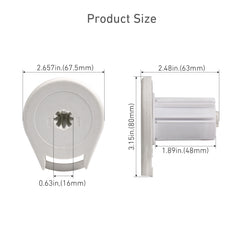 R16 Roller Shade Clutch for 1.5" Tube Roller Shade Brackets & Hardware