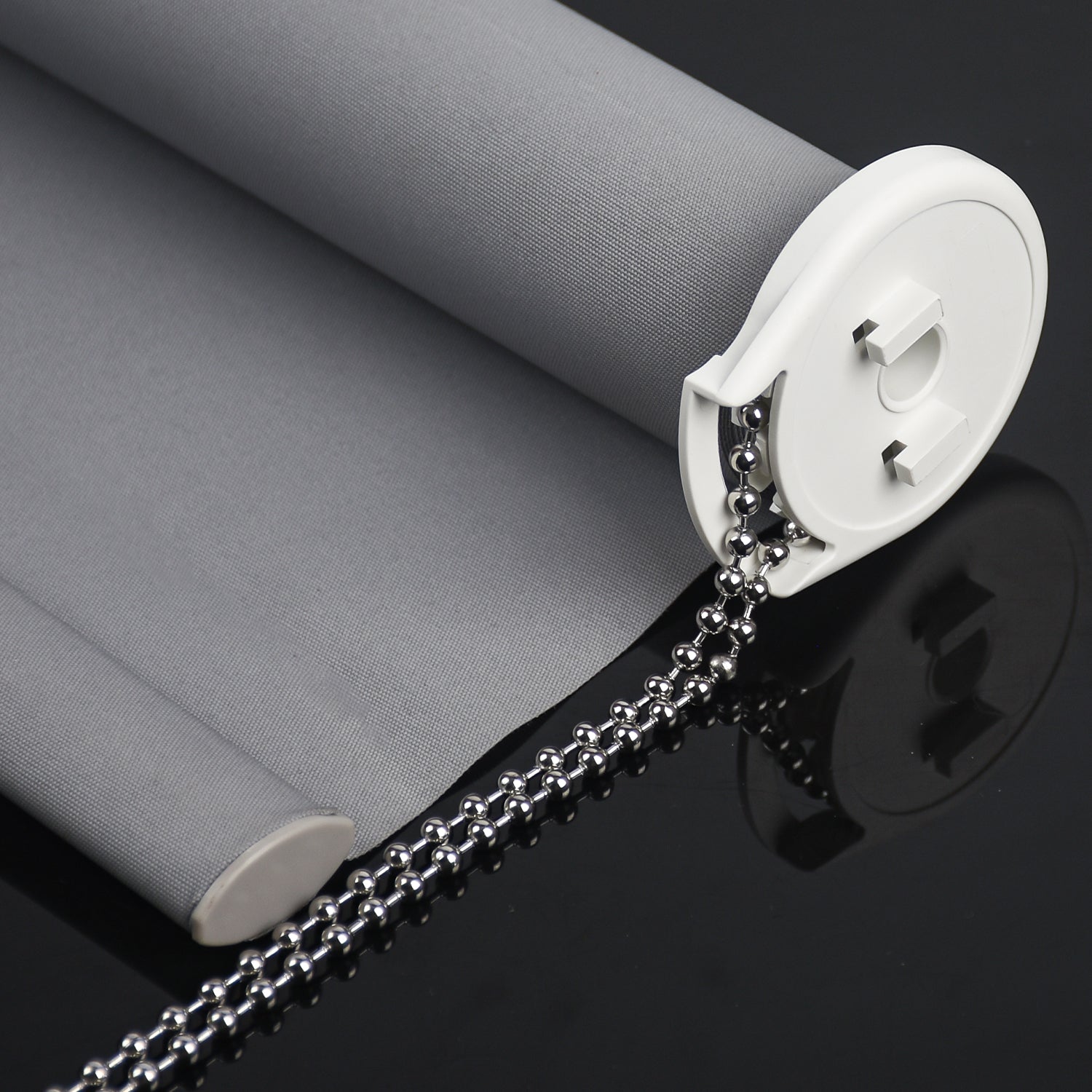 60 in. (5ft.) Drop Length Continuous Chain Loop - #10 4.5mm - Metal Bead Chain for Clutch Roller Window Shade