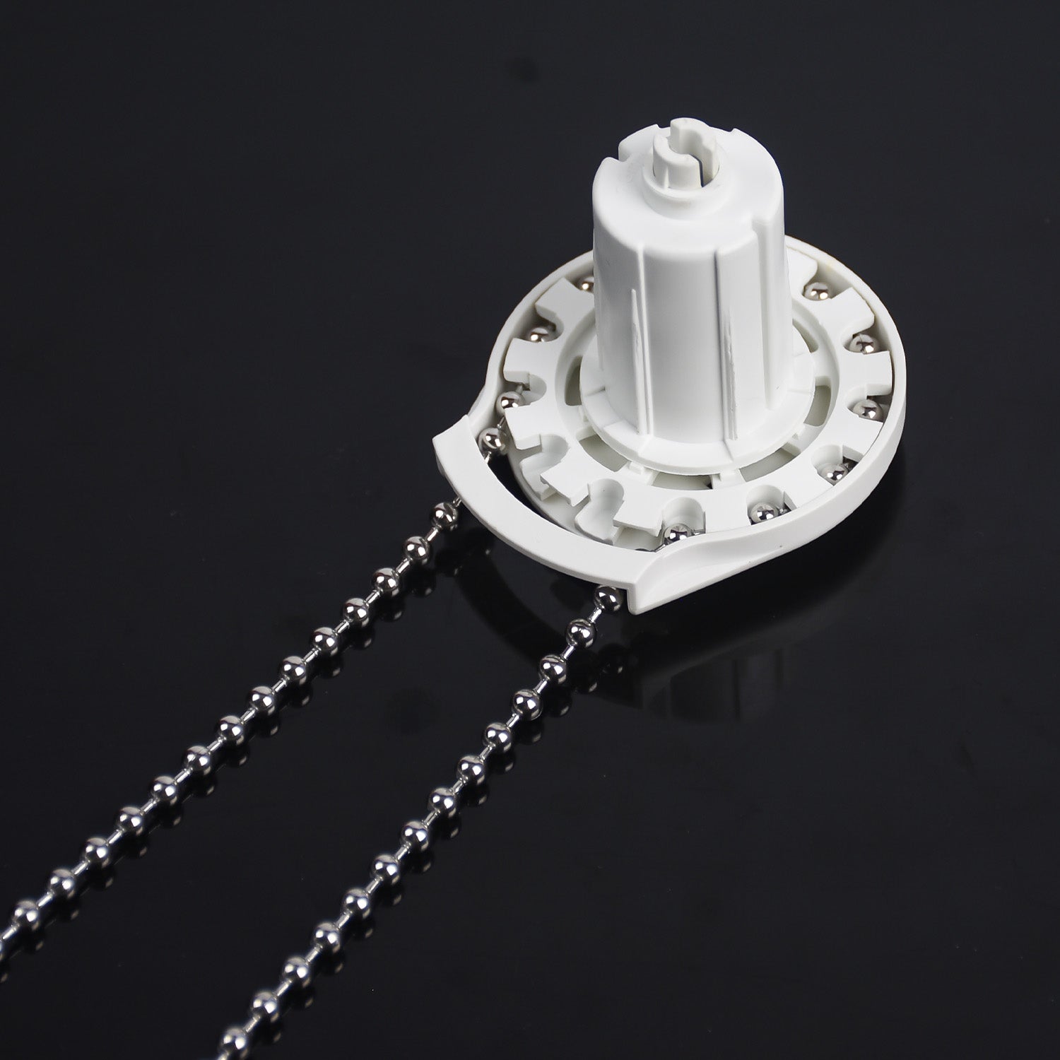 60 in. (5ft.) Drop Length Continuous Chain Loop - #10 4.5mm - Metal Bead Chain for Clutch Roller Window Shade