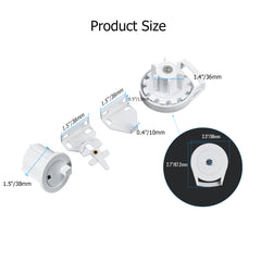 R3 / R8 Roller Shade Installation Brackets - Compatible with ROLLEASE R3 and R8 Systems (#RB360)