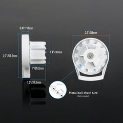 R3 / R8 Roller Shade Installation Brackets - Compatible with ROLLEASE R3 and R8 Systems (#RB360)