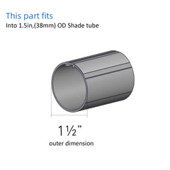 Skyline Series SL20 Roller Shade Clutch for Shades Over 15 LBs. (White)
