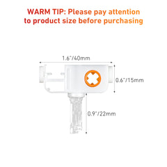 Vertical Blinds Replacement Stem and Gear - Compatible with Standard Vertical Blinds - Fix Broken Rotation Mechanism  Durable Plastic Replacement Part - 20 PCS
