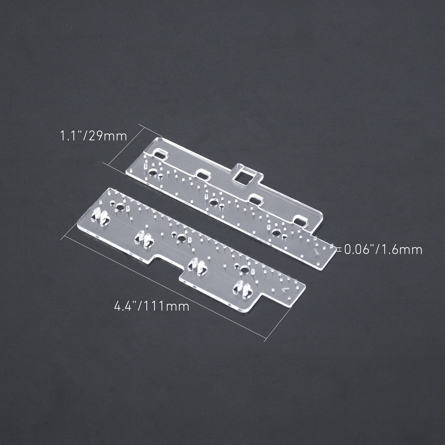 Dream Curtain Accessories Vertical Blinds Accessories Hanger Clips Vertical Blind Transparant Repair Clips for Vertical Blinds Replacement Slats