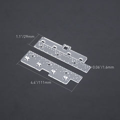 Dream Curtain Accessories Vertical Blinds Accessories Hanger Clips Vertical Blind Transparant Repair Clips for Vertical Blinds Replacement Slats