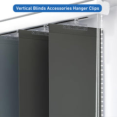 Dream Curtain Accessories Vertical Blinds Accessories Hanger Clips Vertical Blind Transparant Repair Clips for Vertical Blinds Replacement Slats