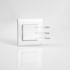 Motorized Shade Wall Switch for 4-Wire AC Tubular Motor - Switch Controller for Motorized Roller Blinds, Skylight Awning, Electric Shades