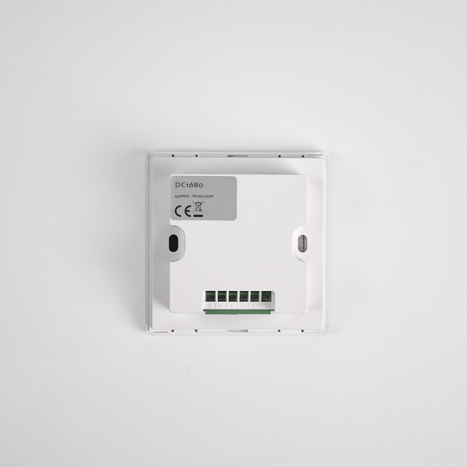 DC1680 433.92MHz Single Channel Wall Mounted receiver wall wired switch and receiver Curtain Remote Controller