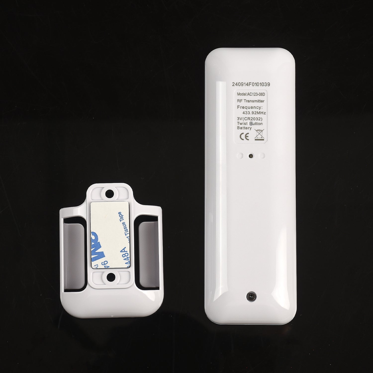 AC123-6 Channel Blind Emitter, Group Blind Controller with Wall Mount Case for Motorized Roller Shades & Blinds