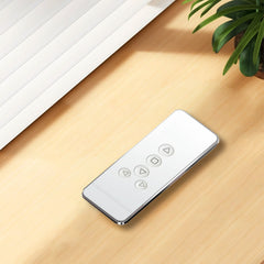RF 433.92 Remote Control for Windows Motorized Shades and Blinds, 5 Channel Transmitter, White