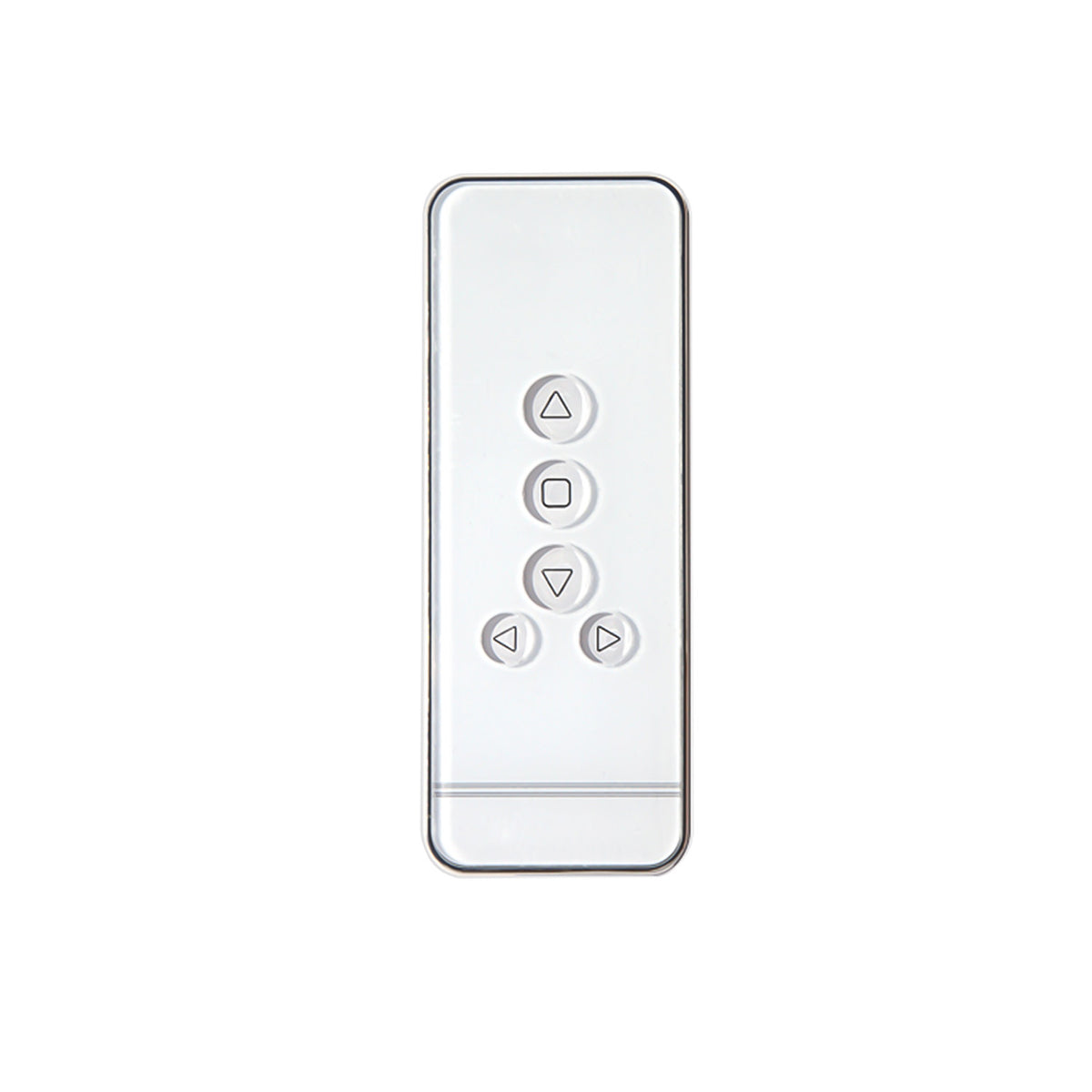 RF 433.92 Remote Control for Windows Motorized Shades and Blinds, 5 Channel Transmitter, White