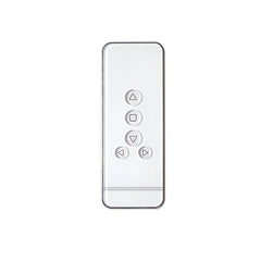 RF 433.92 Remote Control for Windows Motorized Shades and Blinds, 5 Channel Transmitter, White