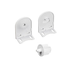 38/40mm Roller Blind Repair Kit, Mount Window Shade Brackets, Curtain Roller Blind Accessories for Electric Blinds with 1 1/2" Tube, 1 Pair, White