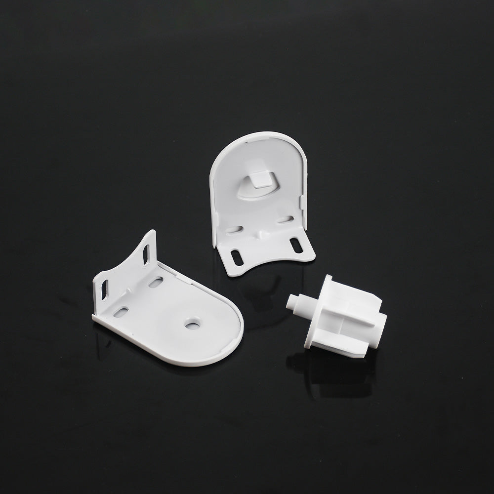 38/40mm Roller Blind Repair Kit, Mount Window Shade Brackets, Curtain Roller Blind Accessories for Electric Blinds with 1 1/2" Tube, 1 Pair, White