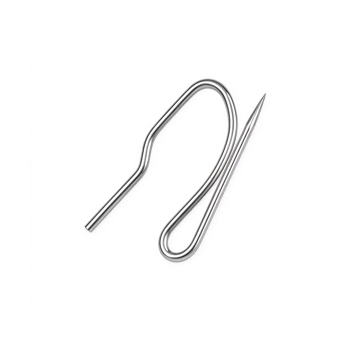 100 Pack Curtain Hooks, Stainless Steel Pin-On Drapery Hooks for Curtains