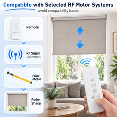 AC123‑02 2‑Channel Remote Control for Motorized Blinds & Roller Shades