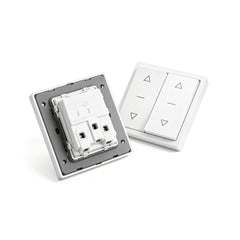 4‑Wire Motorized Blind Wall Switch for AC Tubular Motors, Open Stop Close