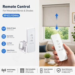 AC123‑02 2‑Channel Remote Control for Motorized Blinds & Roller Shades