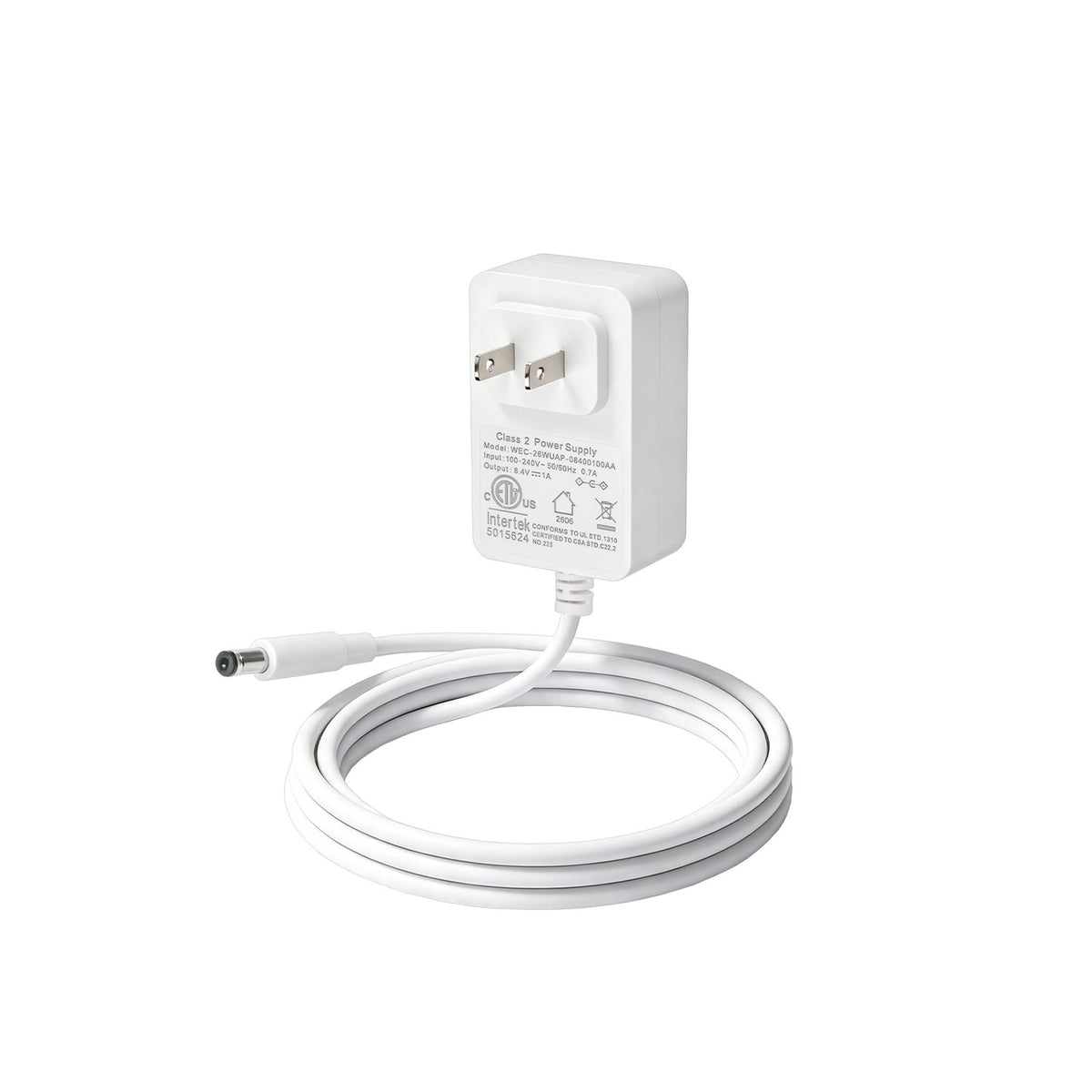 8.4V 1A Lithium Charger, 5.5x2.1mm DC Plug for 7.4V 2S Li‑ion Battery Pack