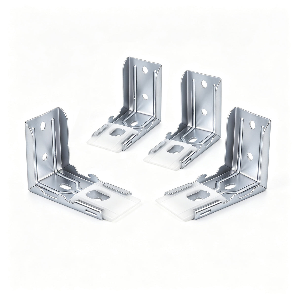 38mm Zebra Shades Metal Mounting Bracket, 4 Pack Replacement Blind Hardware